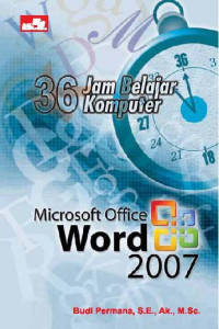 Image of 36 Jam Belajar Komputer Microsoft Office 2007 Standard Edition