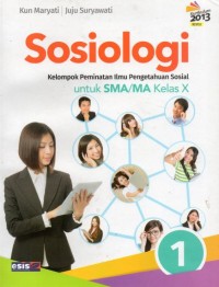 Image of Sosiologi ; untuk SMA/MA Kelas X